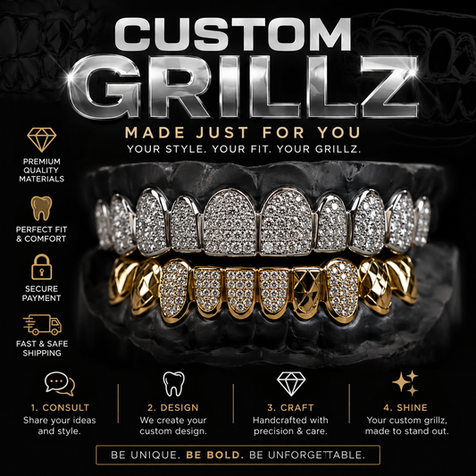 Iced out custom bussdown grillz